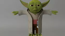 Yoda 3D Clone Wars  Star Wars Character 3D model