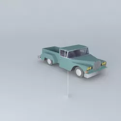 50s style truck Free 3D model