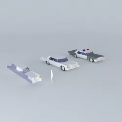 70s car 1 Free 3D model