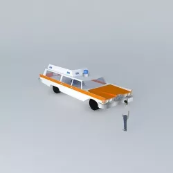 70s car 2 Free 3D model