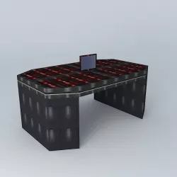 A Futuristic Table Free 3D model