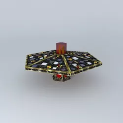 A GOTHIC TARDIS Console Free 3D model