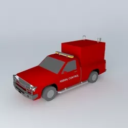animal control vehicle Free 3D model