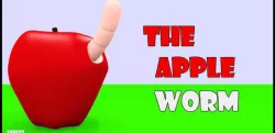 apple worm Free 3D model