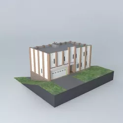 Art Deco House Free 3D model