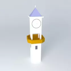Ashdod Clock Tower Free 3D model