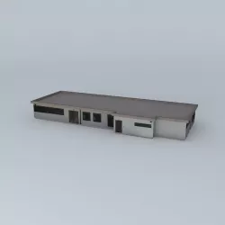 ATC Simulator Building in Mostar Free 3D model