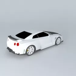 Axell Cars Nissan GT-R Free 3D model