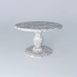 Babette's Feast Table, 48 in Free 3D model