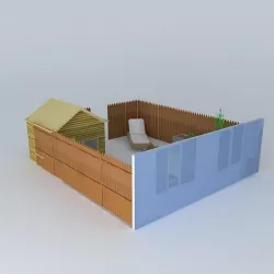 Backyard Appi Free 3D model