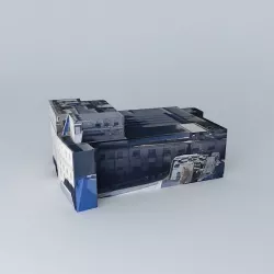Bank headquarters Rosario Province provisional Free 3D model