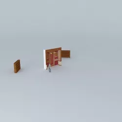 Baroque walls\ Free 3D model
