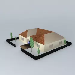 Basic House Model Free 3D model