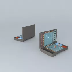 Battleship Board Game Free 3D model