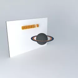 BBC 1 (Reinvented) Globe Logo Ident Free 3D model