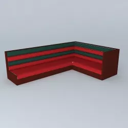 BOOTH SEATING Free 3D model