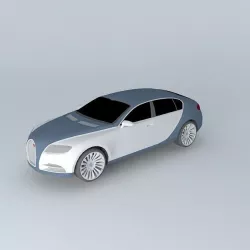 Bugatti 16 C Galibier Concept 2009 Free 3D model
