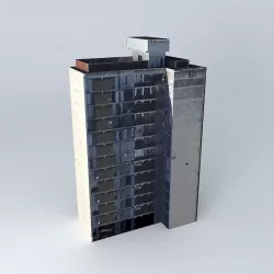 Building Av Del Huerto 1105 Block 2 Free 3D model