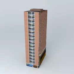Building in Campinas SP Center Free 3D model