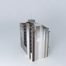 Bunge y Born Building Rosario Free 3D model