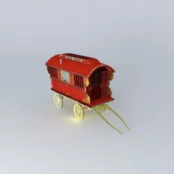 Burton SHOWMANS Wagon Amended Free 3D model