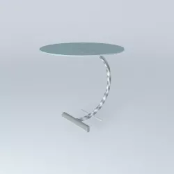 C-Shape Side Table Free 3D model