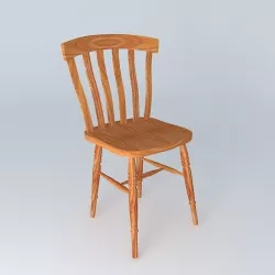 cafe chair Free 3D model