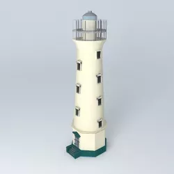California Lighthouse Free 3D model