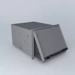 car radio Free 3D model