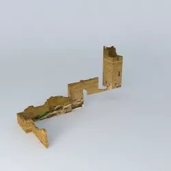 Castillo de Alhama Free 3D model