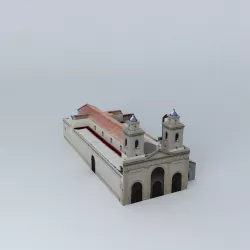 Catedral de Santa Fe Free 3D model