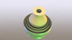 ceramic candle holder Free 3D model