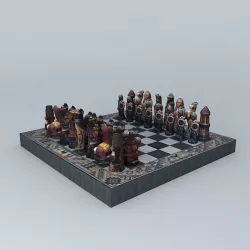 Chessboard Free 3D model
