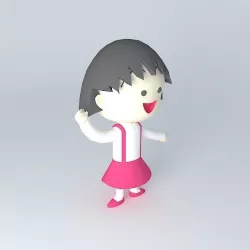 Chibi Maruko-Chan Free 3D model