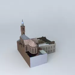 Church and Convent of Our Lady of Carmen Free 3D model