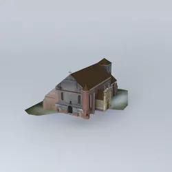 Church. Assumption of the Blessed Virgin Mary St St John the ... Free 3D model