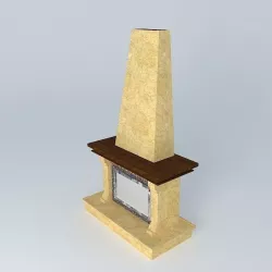 Classic fireplaces fireplace Free 3D model