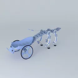 Cybernetic Chariot Free 3D model