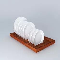 Dish rack Free 3D model