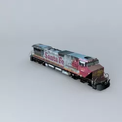 Eco Rail Dash 9 Dummy! Sidings Junk Free 3D model