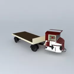 Eco Rail Scammell No 1 Dummy! Old Steam Days Free 3D model