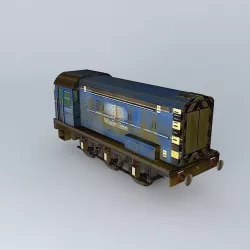 Eco Rail Track Shunter Dummy Old Steam Days Free 3D model