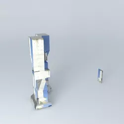 Escultura Cubist Free 3D model