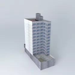 Ex Chase Manhattan Bank de Rosario Free 3D model