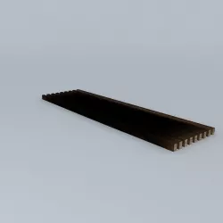 Fillet Wood - Wood Shingle Free 3D model