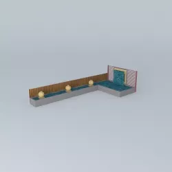 Fish ponds Free 3D model