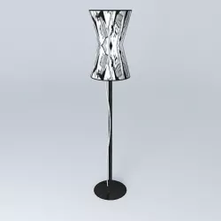 Floor lamp - Comic Book Free 3D model
