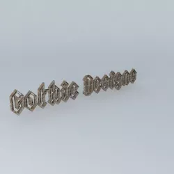 Gothic Designs Free 3D model