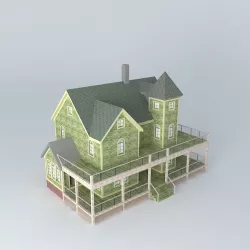 Gothic Style House Free 3D model