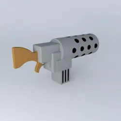 Gun Bros Johhny Gun Free 3D model